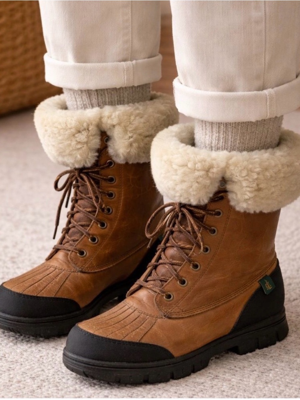 Ralph Lauren Quinta Winter Boots Size 7.5